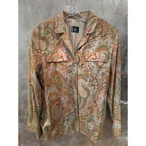 Bogner Suede Paisley Jacket